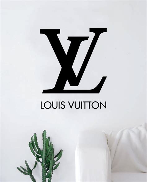 louis vuitton wall stickers pink